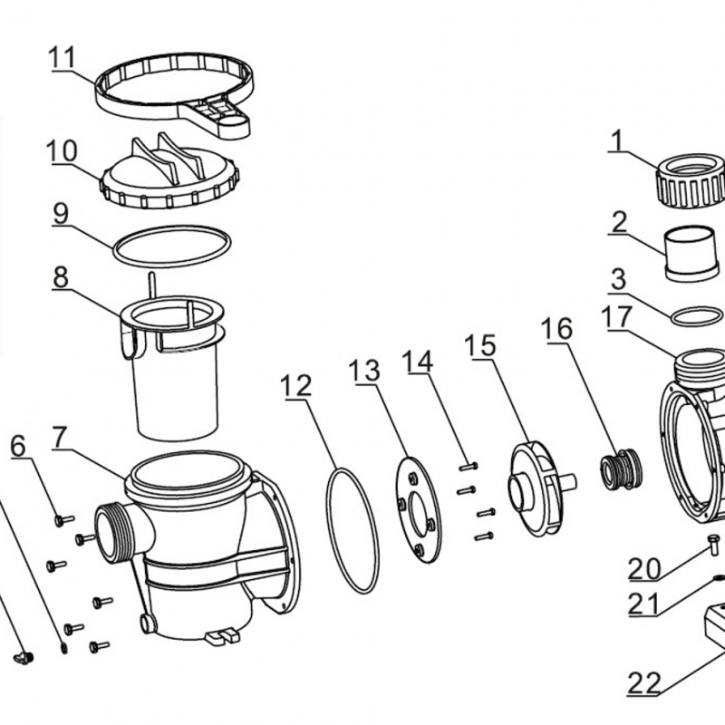 Spare Parts for Pool Pumps - Hidrotermal® Online Store Thailand ...